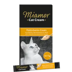 بستنی گربه میامور حاوی مولتی ویتامین_Miamor creamy cat snack with multivitamin