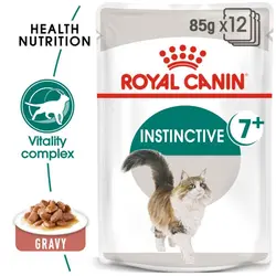غذای پوچ گربه اینستینکتیو +۷ ۸۵ گرمی رویال کنین – Royal Canin Instinctive +7 In Gravy 85gr