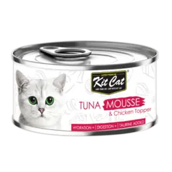 کنسرو موس ماهی تن با تکه‌های مرغ کیت کت–Kit cat tuna mousse &amp; chicken toppers