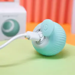 اسباب بازی حیوانات توپ هوشمند_pet gravity smart rotating ball