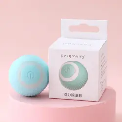 اسباب بازی حیوانات توپ هوشمند_pet gravity smart rotating ball