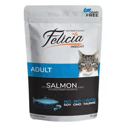 پوچ ادالت فلیشیا باطعم سالمون بدون غلات_Felicia adult salmon in Jelly