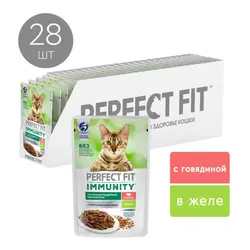 پوچ سیستم ایمنی پرفکت فیت با طعم بیف در ژله_Perfect fit immunity with beef in jelly