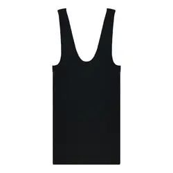 سارافون آستین حلقه ای کوتاه مشکی اچ اند ام