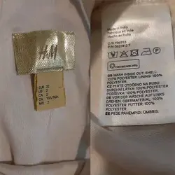 پیراهن مجلسی پولک دوزی بلند کرم اچ اند ام H&amp;M