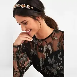 پیراهن مجلسی گل دوزی و پولک دوزی مشکی نکست NEXT