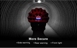 کلاه دوچرخه چراغ دار Wolfbase مدل Xlight - تنگستان کیش | فروش دوچرخه،اسکیت،اسکوتر