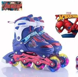 کفش اسکیت اسپایدرمن Spider-Man همراه با ست ایمنی - تنگستان کیش | فروش دوچرخه،اسکیت،اسکوتر