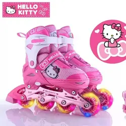 کفش اسکیت هلو کیتی Hello Kitty همراه با ست ایمنی - تنگستان کیش | فروش دوچرخه،اسکیت،اسکوتر