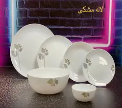 سرویس آرکوپال گلدن اوپال طرح گلبرگ طلا طوسی