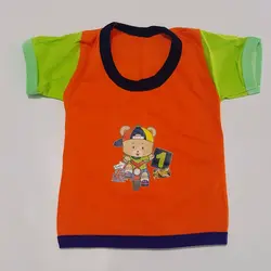 پیراهن نوزادی _ طرح خرس دوچرخه سوار