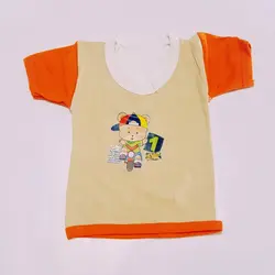 پیراهن نوزادی _ طرح خرس دوچرخه سوار