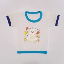 پیراهن نوزادی _ طرح خرس سفید