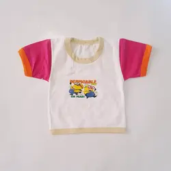 پیراهن نوزادی _ طرح مینیون ها خوشحال