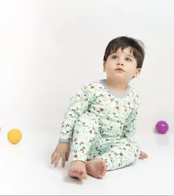 پیراهن و شلوار بچگانه طرح ببعی