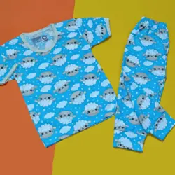 پیراهن و شلوار بچگانه طرح ببعی