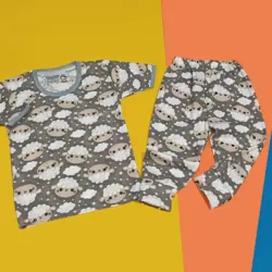 پیراهن و شلوار بچگانه طرح ببعی