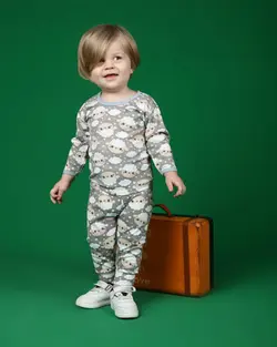 پیراهن و شلوار بچگانه طرح ببعی