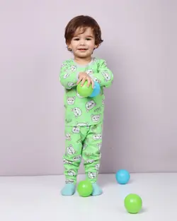 پیراهن و شلوار بچگانه طرح خرسی