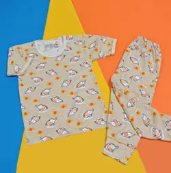 پیراهن و شلوار بچگانه طرح فیلی