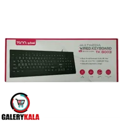کیبورد تسکو مدل TK 8003 با حروف فارسی - فروشگاه اینترنتی گالری کالا
