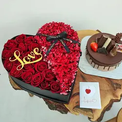 باکس گل مدل 611 - خرید جعبه گل مدل 611 | گلفروشی هما