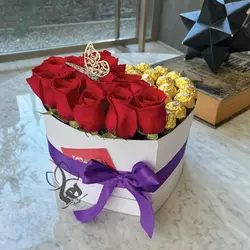 باکس گل مدل 657 - خرید جعبه گل مدل 657 | گلفروشی آنلاین هما