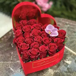 باکس گل مدل 651 - خرید جعبه گل مدل 651 | گلفروشی هما