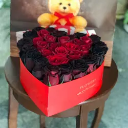 باکس گل مدل 602 - خرید جعبه گل مدل 602 | گلفروشی هما