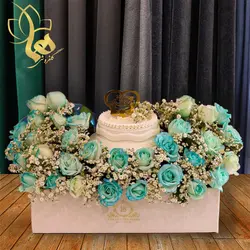 باکس گل و کیک برای روز پدر | باکس گل مدل شهریار