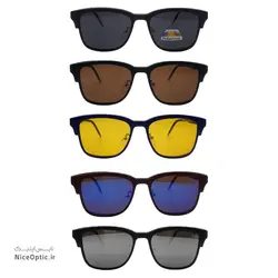 فریم عینک طبی اسکوآرو مدل SQ34 به همراه 5 کاور آفتابی - فروشگاه نایس اپتیک