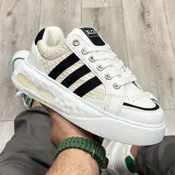 کفش و کتانی لژدار مردانه مدل آدیداس ADIDAS رنگ سفید مشکی کد 54419