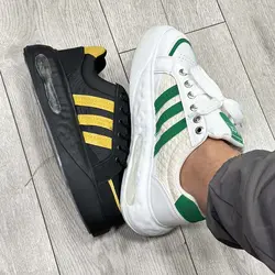 کفش و کتانی لژدار مردانه مدل آدیداس ADIDAS رنگ مشکی زرد کد 54418