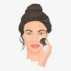 اسفنج شستشوی صورت و بدن کنجاک زغال سنگ