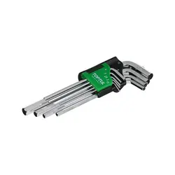 مجموعه 9 عددی آچار آلن 6 گوش سایز بلند تاپ تول - TOPTUL GAAL0911