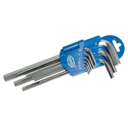 مجموعه 9 عددی آچار آلن سایز بلند 6 گوش