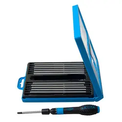 مجموعه 25 عددی پیچ گوشتی با سری های قابل تعویض