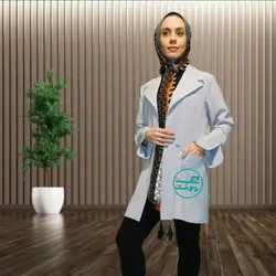 مانتو کُتی آستین لاله رنگ طوسی سایز ایکس لارج