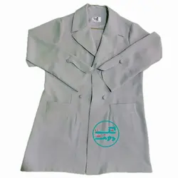 مانتو کُتی آستین لاله رنگ طوسی سایز ایکس لارج