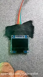 طریقه راه اندازی ماژول lcd oled ssd1306 و ماژول لیزر