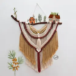 دیوار کوب مکرومه مدل تابش