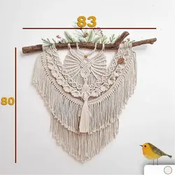 دیوارکوب مکرومه مدل پرواز