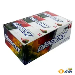 آدامس بایودنت با طعم توت فرنگی 24 بسته 7 عددی - فروشگاه اینترنتی بافینه | حس خوب یک خرید اینترنتی راحت