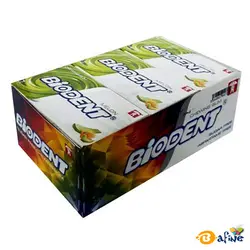 آدامس بایودنت با طعم طالبی 24 بسته 7 عددی - فروشگاه اینترنتی بافینه | حس خوب یک خرید اینترنتی راحت