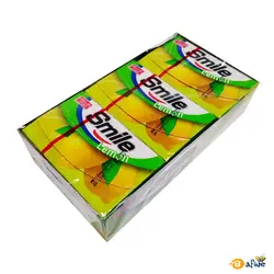 آدامس استیک اسمایل با طعم لیمو ۱۸ بسته ۷ عددی - فروشگاه اینترنتی بافینه | حس خوب یک خرید اینترنتی راحت