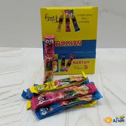 قیمت و خرید لواشک یخمکی نارتام بسته 24 عددی