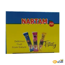 قیمت و خرید لواشک یخمکی نارتام بسته 24 عددی