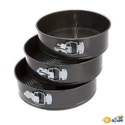 قیمت و خرید قالب تفلون کیک کمربندی مجموعه 3 عددی