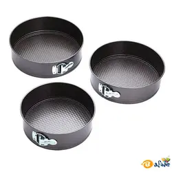 قیمت و خرید قالب تفلون کیک کمربندی مجموعه 3 عددی