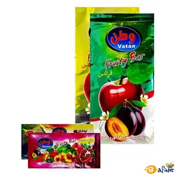 قیمت و خرید لواشک چند میوه وطن ۱۰ بسته ۵۵ گرمی